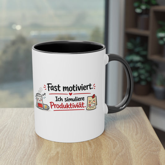 Fast motiviert. – Ich simuliere Produktivität.