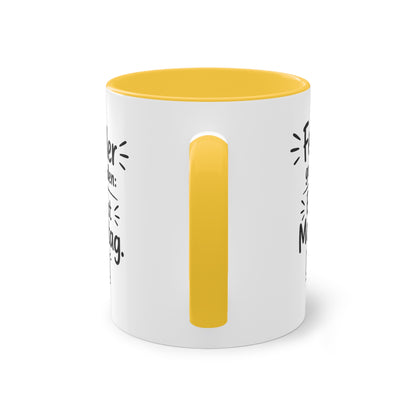 Tasse „Fehler gefunden: Es ist Montag.“ – Lustige Bürotasse mit Humor